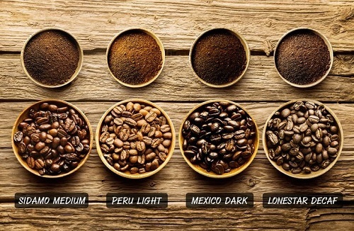Different Coffee Grinds