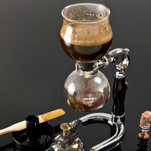 Coffee Made with Vacuum Apparatus