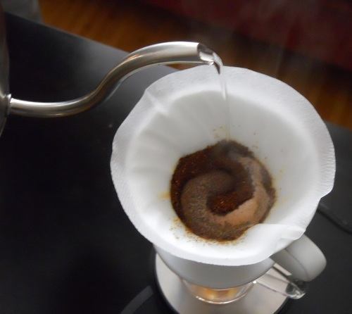 Process of Wetting of Coffee